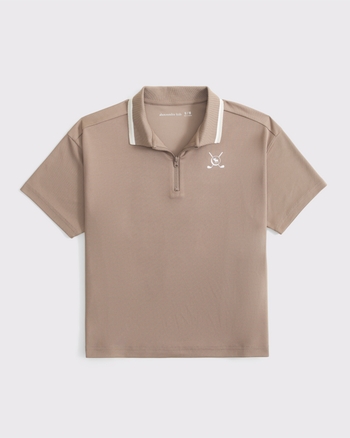 quarter-zip golf polo from Abercrombie & Fitch - $28.46