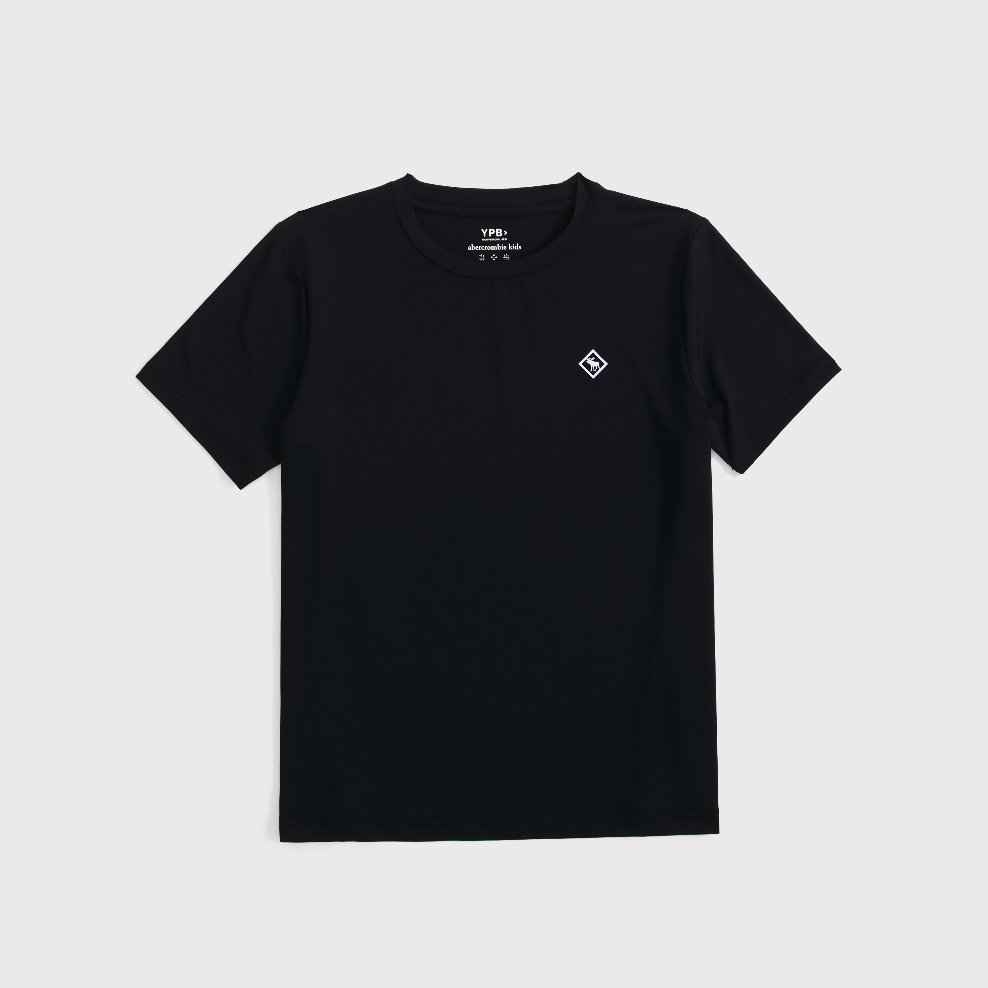 Детская футболка Abercrombie & Fitch Ypb active, цвет: Чёрный