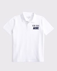 Polo de piqué con logo