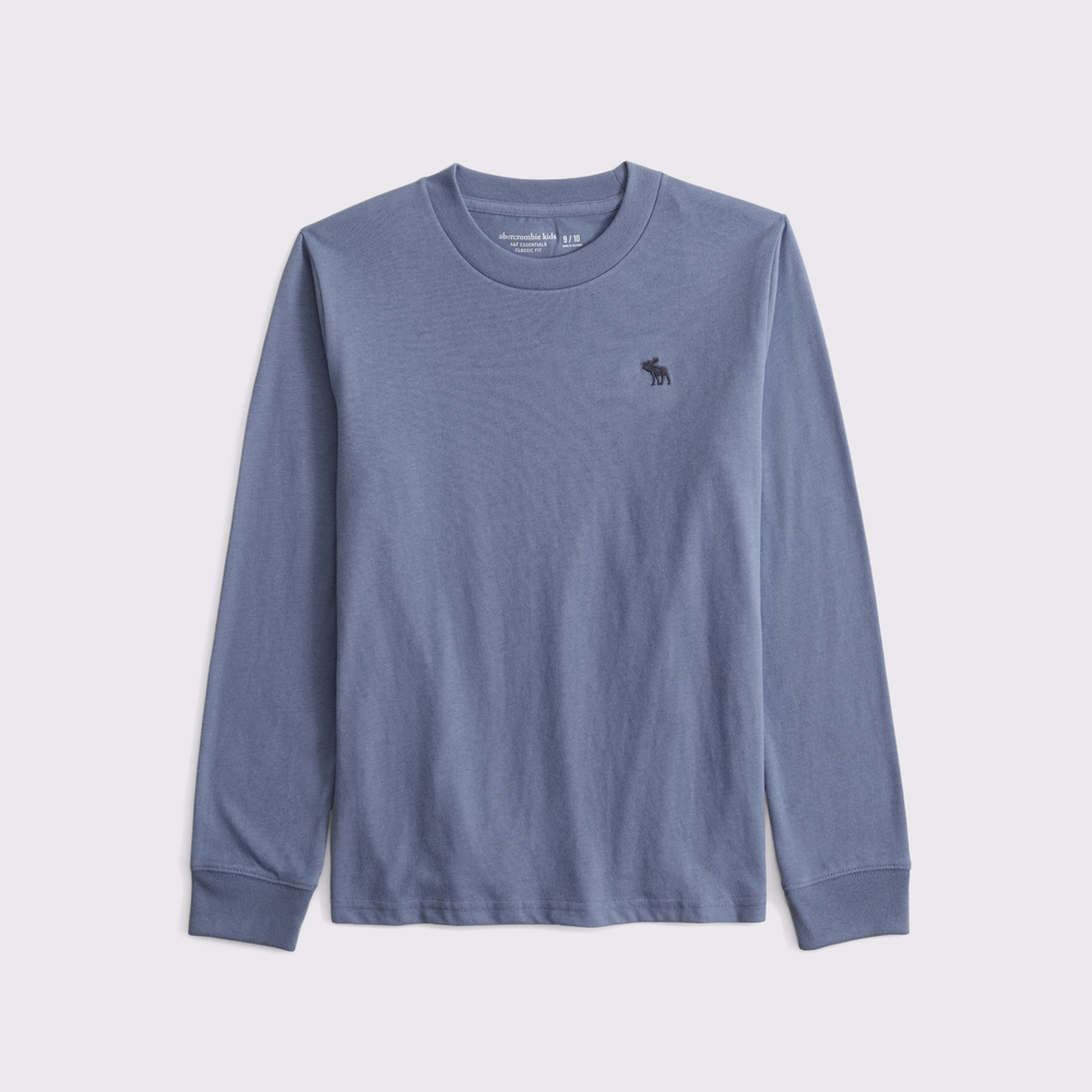 essential long-sleeve icon crew tee