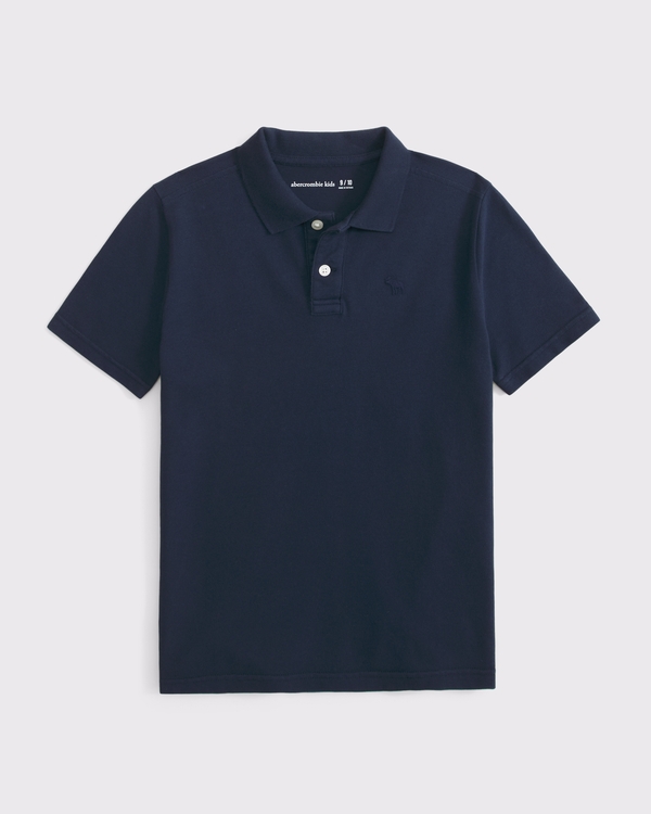 icon pique polo, Space Blue view 1