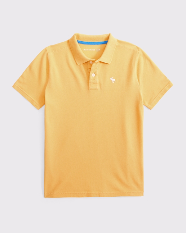 icon pique polo, Marigold view 2