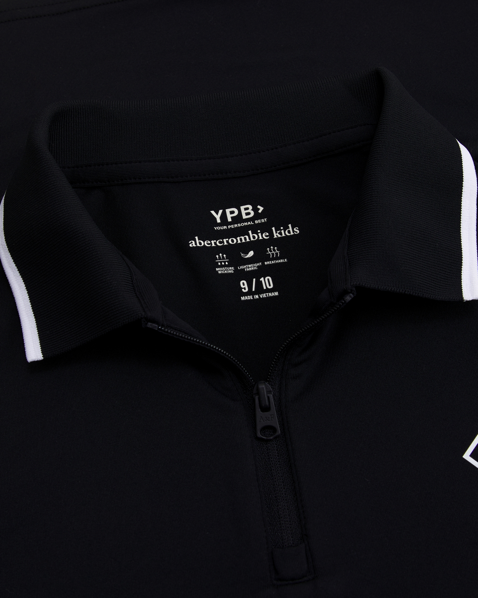 boys ypb quarter-zip active polo | boys tops | Abercrombie.com