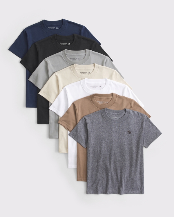 7-pack icon crew tees