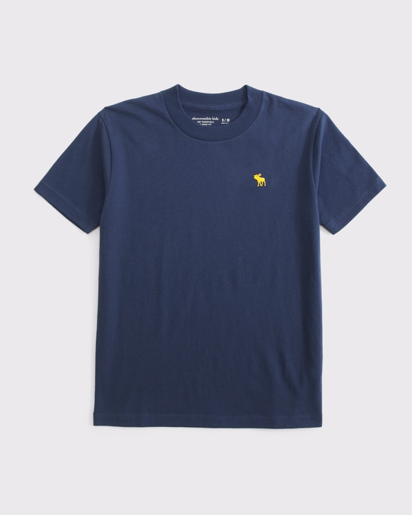 essential icon crew tee, Nautical Blue view 1