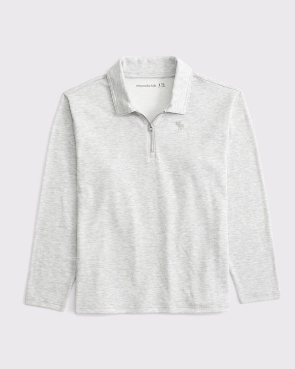long-sleeve cozy quarter-zip