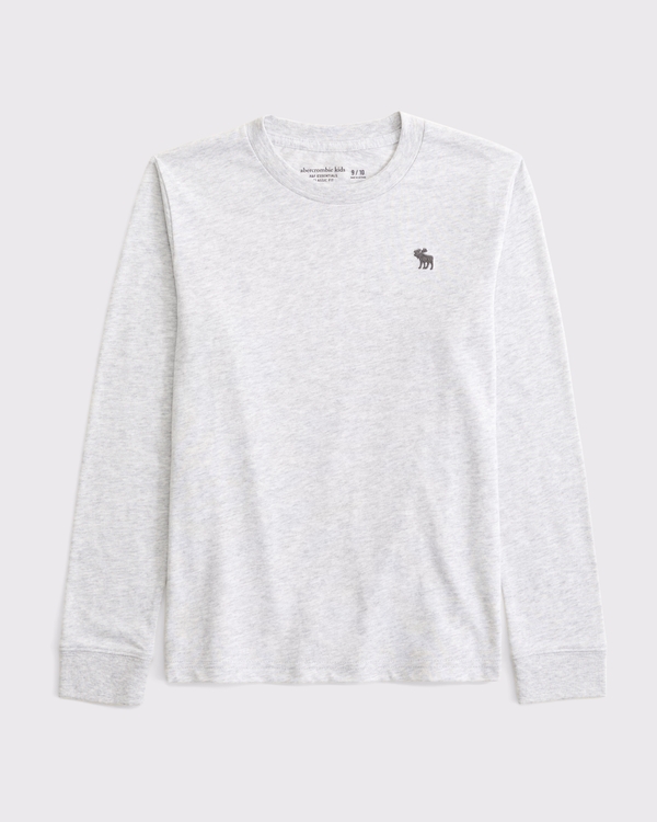 essential long-sleeve icon crew tee