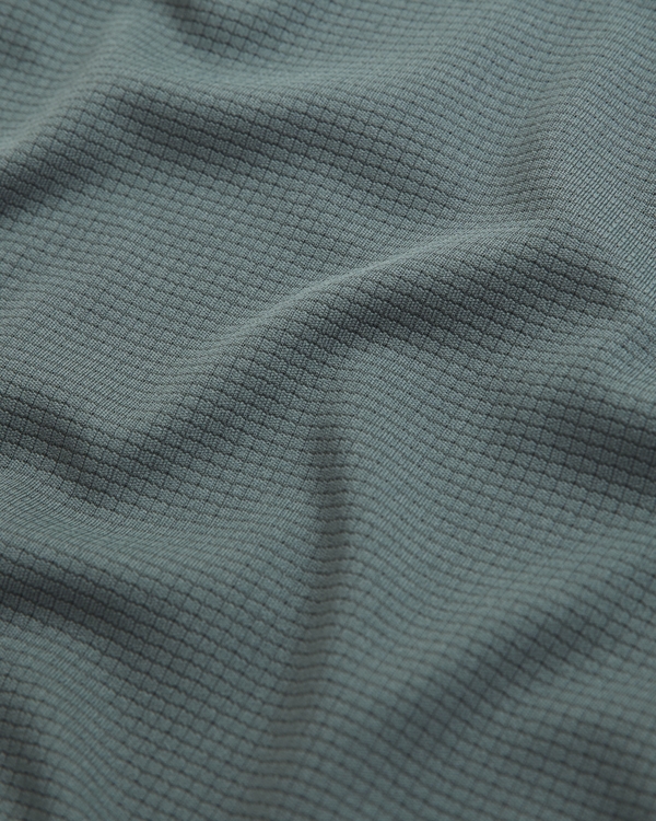 ypb active long-sleeve tee, Charcoal Green view 2