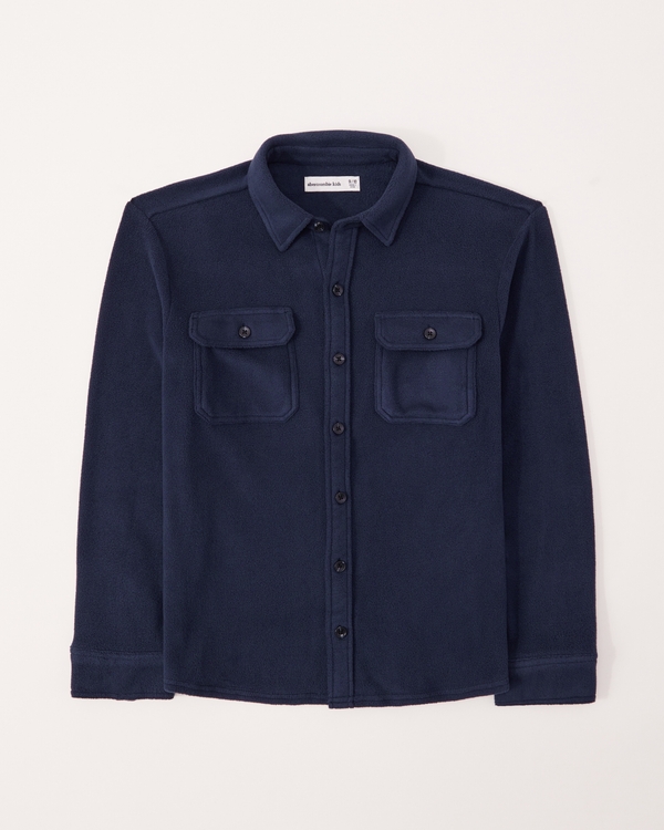 cozy overshirt, Navy