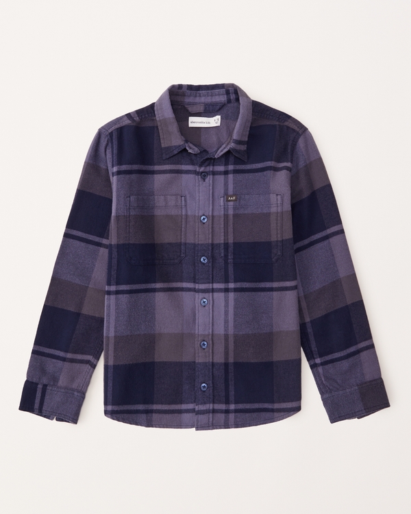 boys button-up shirts | abercrombie kids