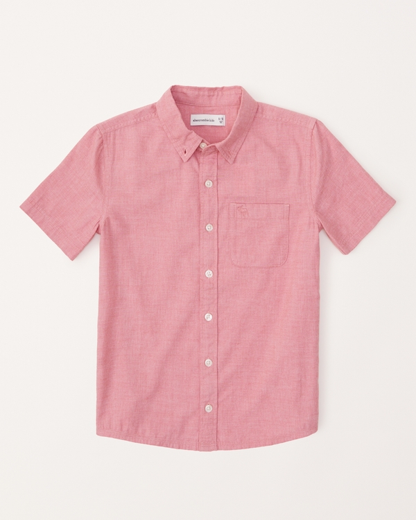 boys button-up shirts | abercrombie kids