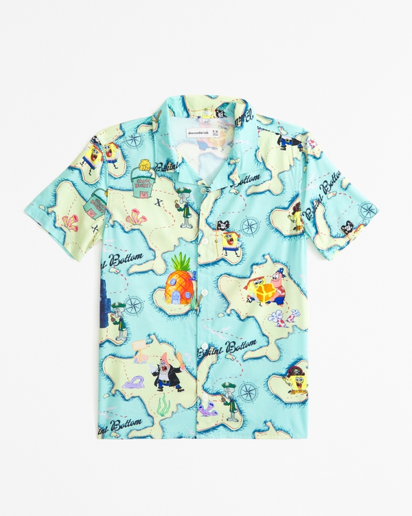 spongebob squarepants resort short-sleeve shirt, Spongebob Pattern