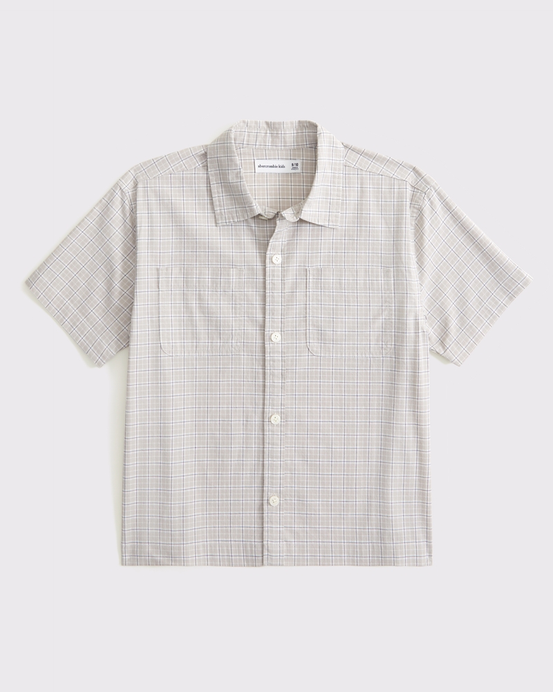 long-sleeve slub flannel