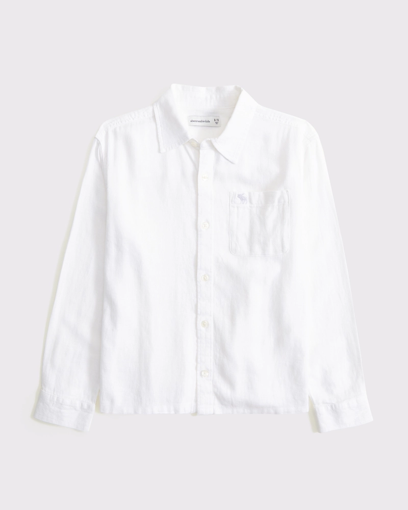 short-sleeve boxy workwear shirt