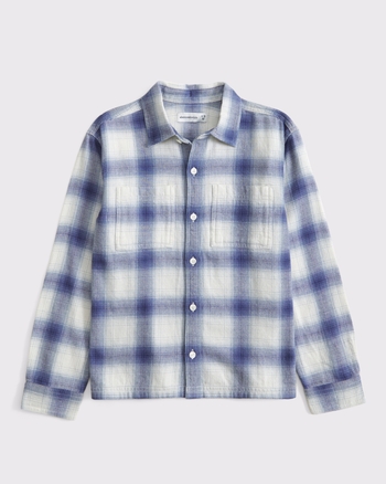 long-sleeve slub flannel from Abercrombie & Fitch - $12.97