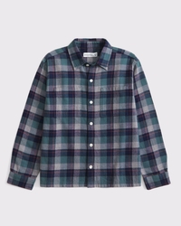 long-sleeve slub flannel