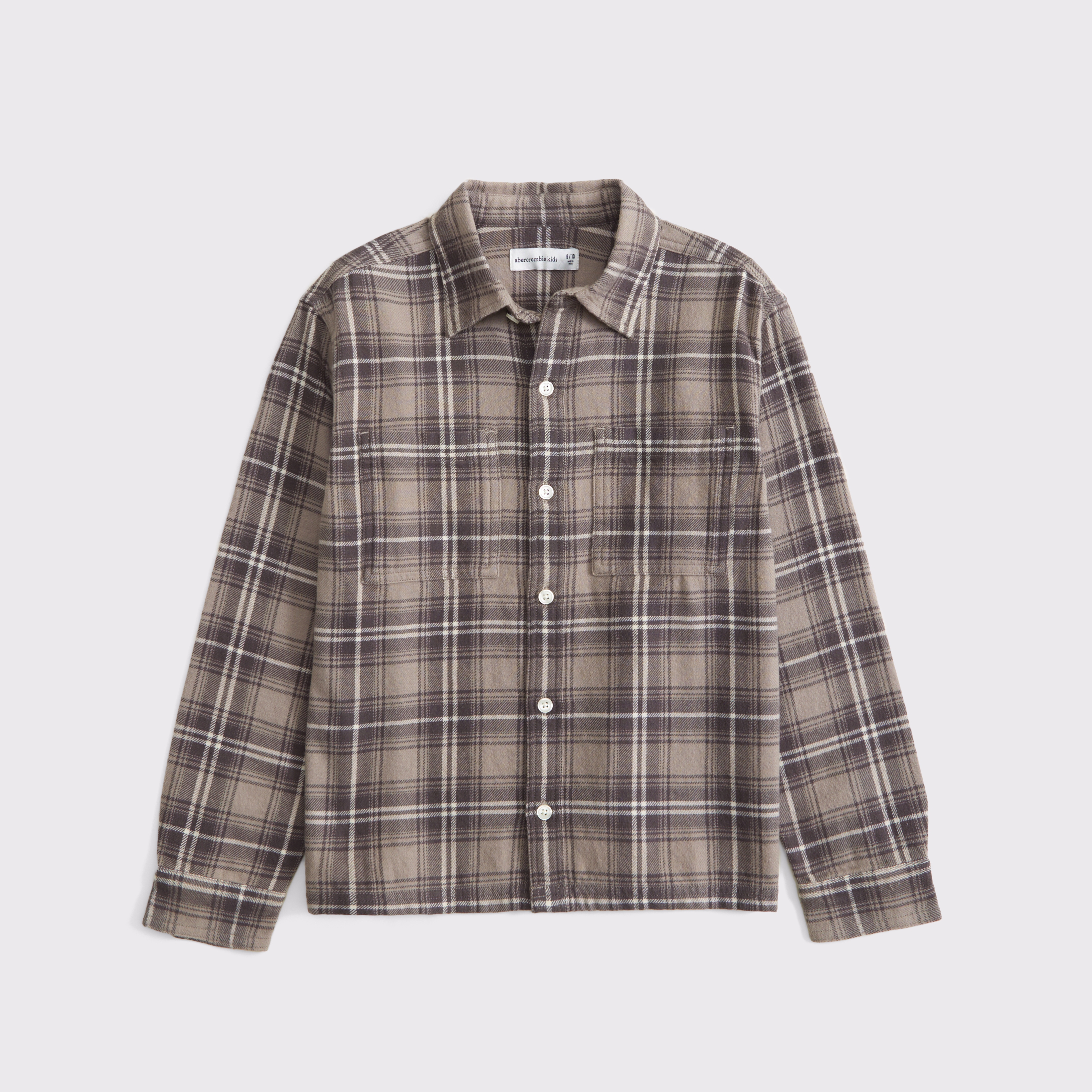 Abercrombie & Fitch Kids' Long-sleeve Slub Flannel In Multi