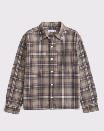 long-sleeve slub flannel from Abercrombie & Fitch - $21.99