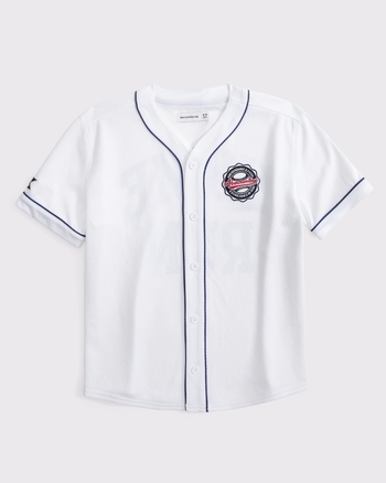 short-sleeve button-up graphic tee from Abercrombie & Fitch - $49.95