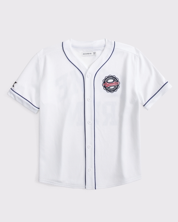 short-sleeve button-up graphic tee, White view 2