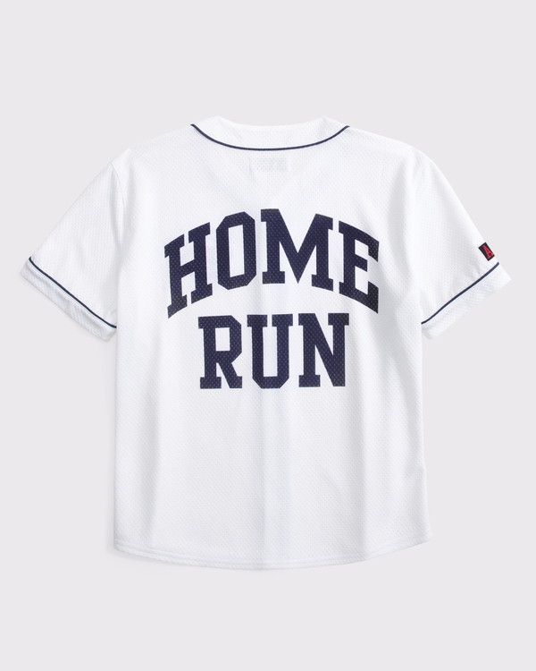 camiseta con gráfico Big League Chew abotonada de manga corta, Blanco view 2