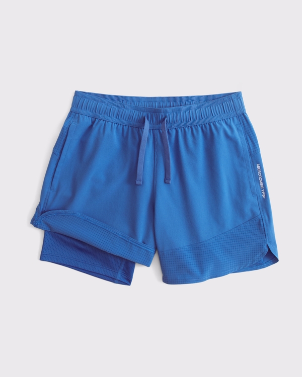 ypb motionTEK double-layer short, Blue view 2