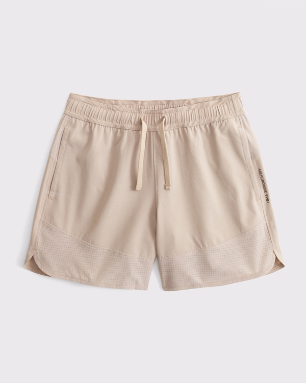 ypb motionTEK double-layer short, Clay Brown view 1