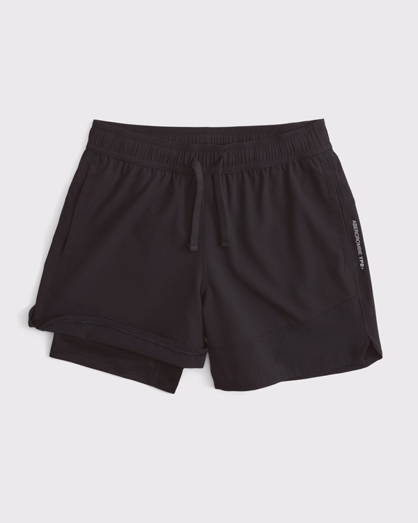 ypb motionTEK double-layer short, Black view 2