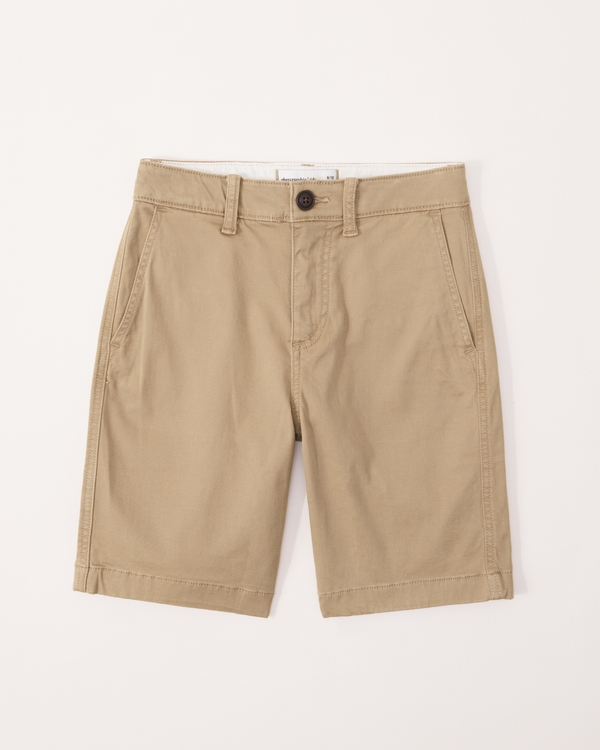 chino shorts, Light Brown