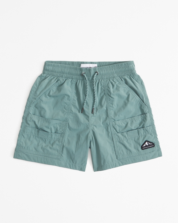 trail utility shorts, Teal