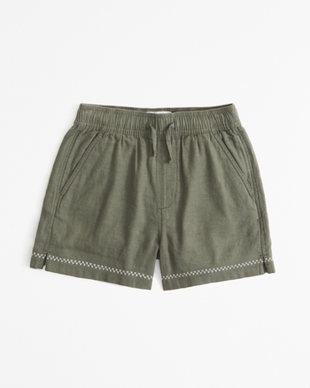 boys linenblend pullon shorts boys matching sets