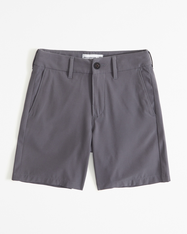 performance chino shorts, Grey view 1