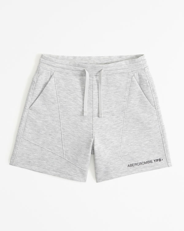 ypb neoknit warm up shorts, Light Grey