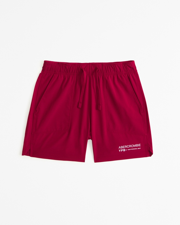 ypb motiontek training shorts, Dark Red