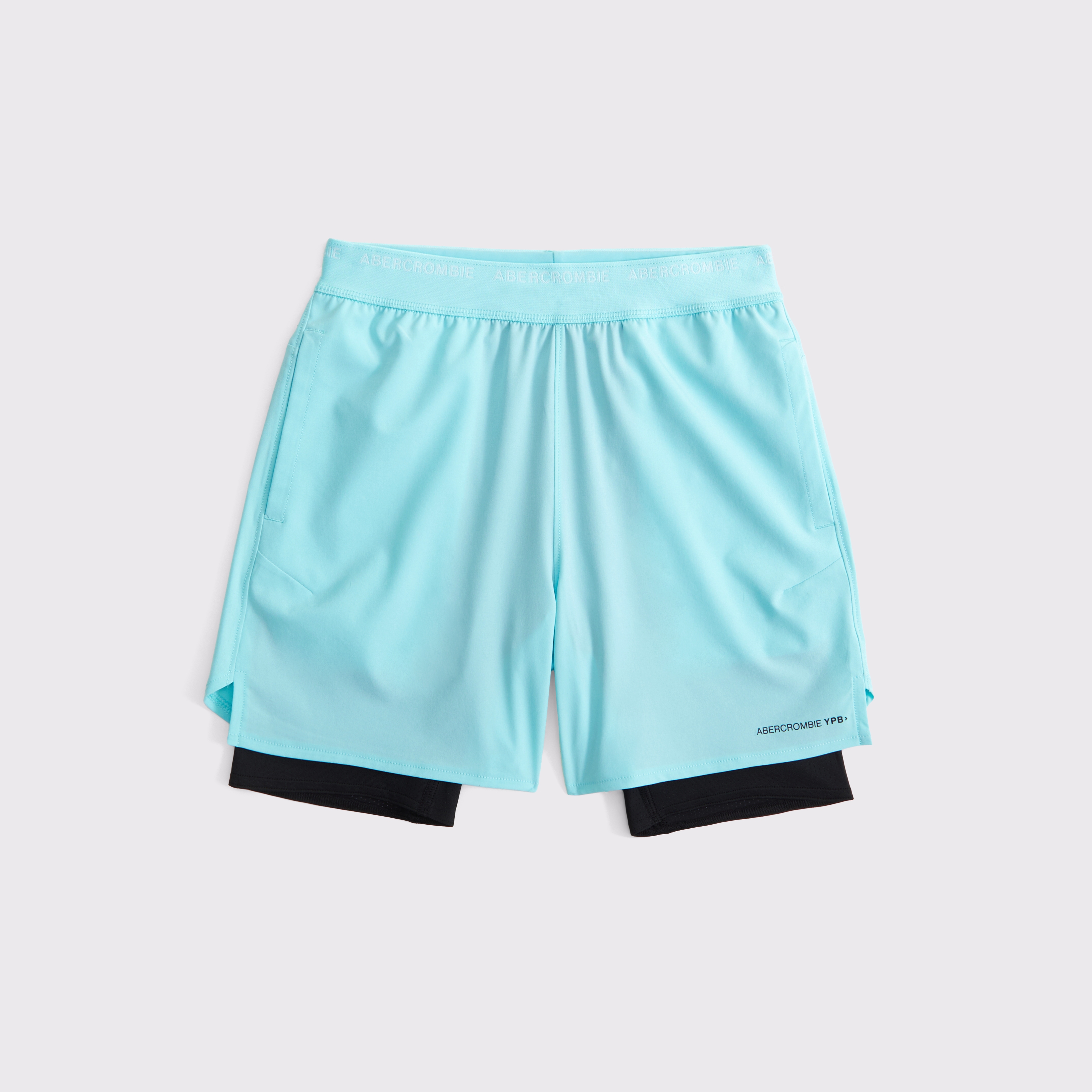 Abercrombie & Fitch Kids' Ypb Motiontek Twofer Shorts In Blue