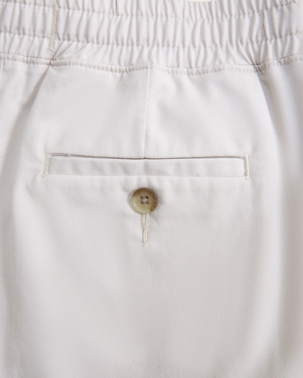 pull-on chino shorts, Cream view 2