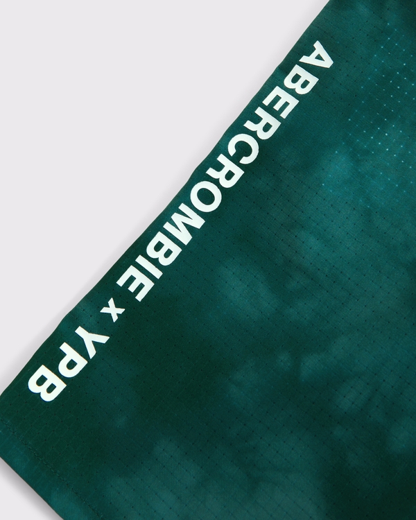ypb motionvent training shorts, Green Pattern view 2