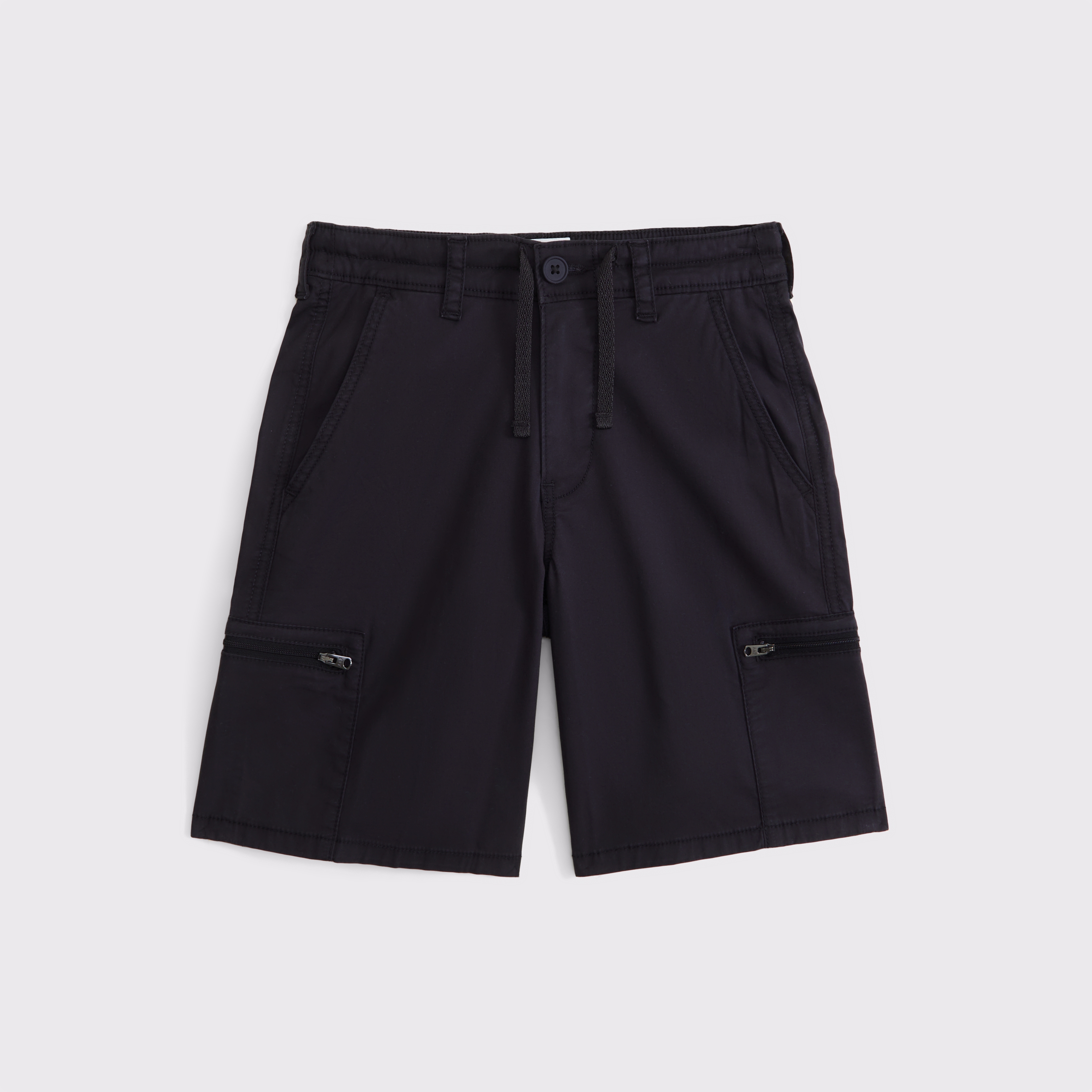 Abercrombie & Fitch Kids' Utility Skate Shorts In Black