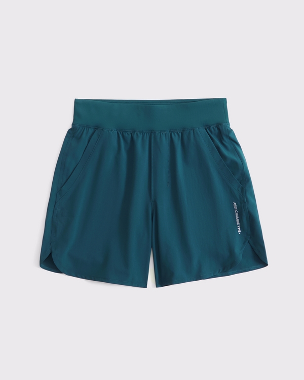 ypb runtek training shorts, Teal view 1