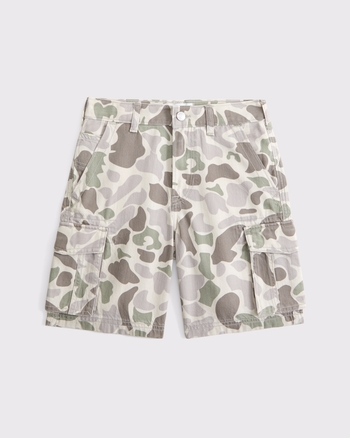 at-the-knee cargo jorts