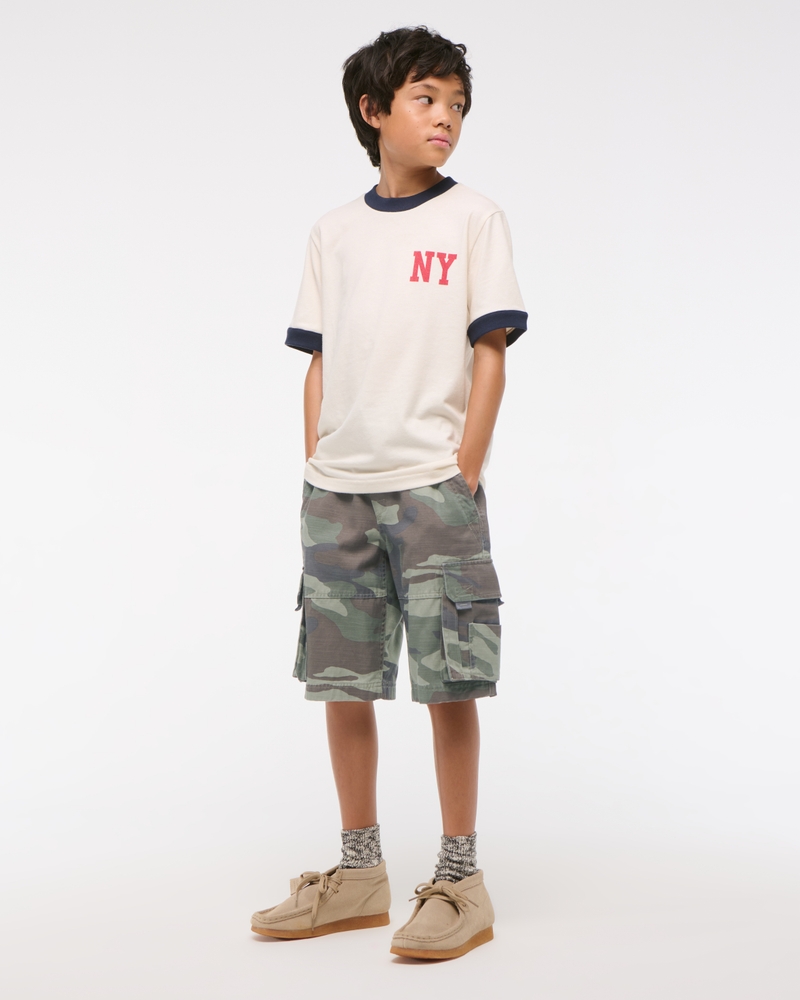 pull-on cargo shorts