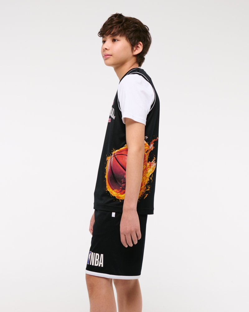 nba graphic shorts