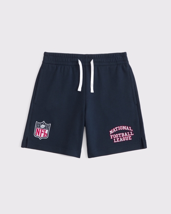 nfl graphic fleece shorts