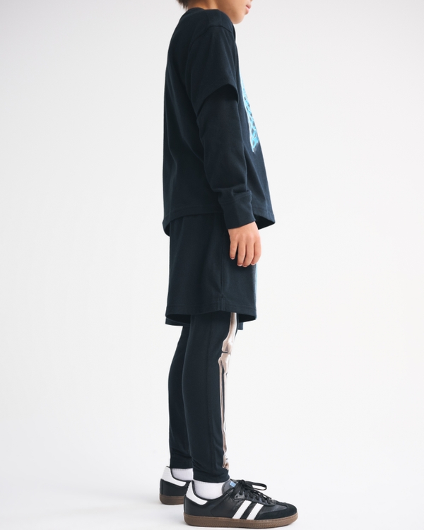 spooky glow-in-the-dark twofer shorts