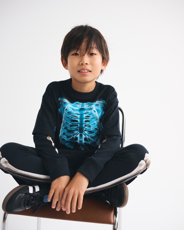 spooky glow-in-the-dark twofer shorts