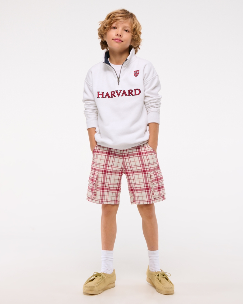 plaid cargo shorts