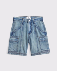 at-the-knee cargo jorts