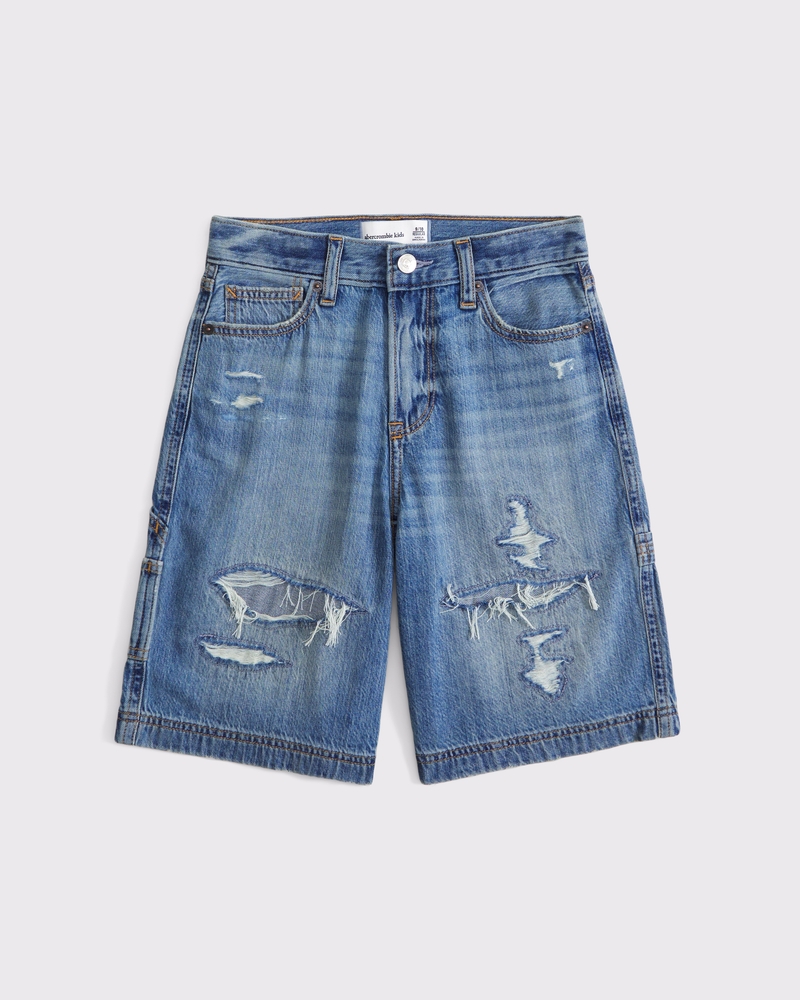 below-the-knee jorts
