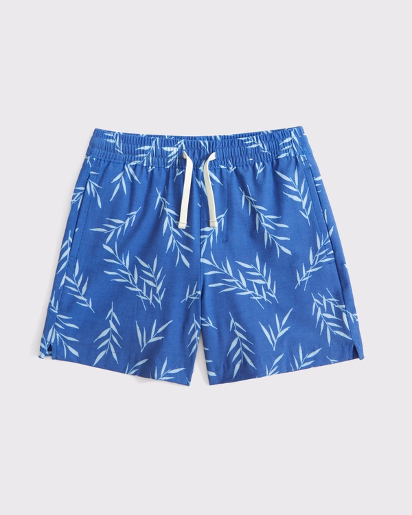 a&f hybrid shorts, Blue Pattern view 1