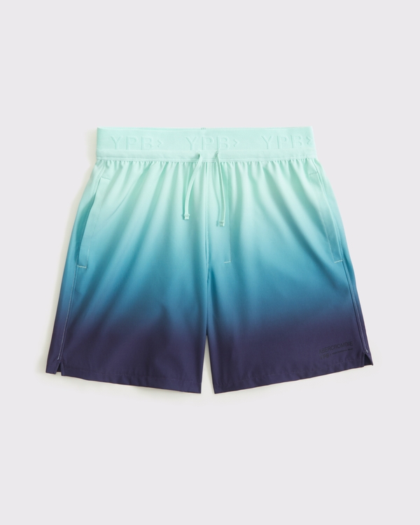 ypb motiontek shorts, Blue Dye Pattern view 1
